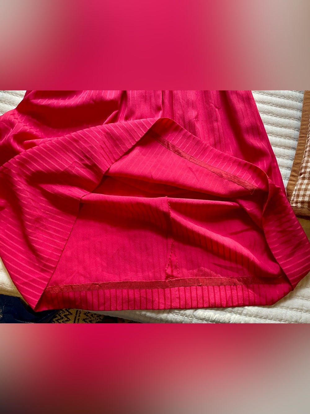 Women’s Vintage Red Sleeveless Midi-Dress Size Unknown - Picture 6 of 9